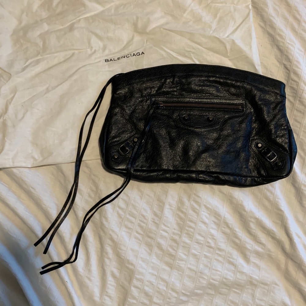 Balenciaga Motocross Clutch